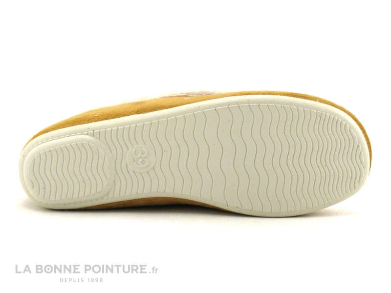 Ouf NICLOU Camel - Chausson Mocassin Femme 4 Ouf NICLOU Camel - Chausson Mocassin Femme – Image 4