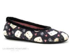 Maison Espadrille 6176 Noir Gris Rose - Pantoufle Ballerine Souple Avec Chats -Femelle Chaussure Boutique cd24607c73b9e66c561f35ea11d5d5ef img 4745.jpg 177387