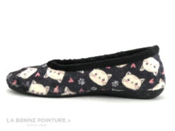 Maison Espadrille 6176 Noir Gris Rose - Pantoufle Ballerine Souple Avec Chats -Femelle Chaussure Boutique cd24607c73b9e66c561f35ea11d5d5ef img 4746.jpg 177384