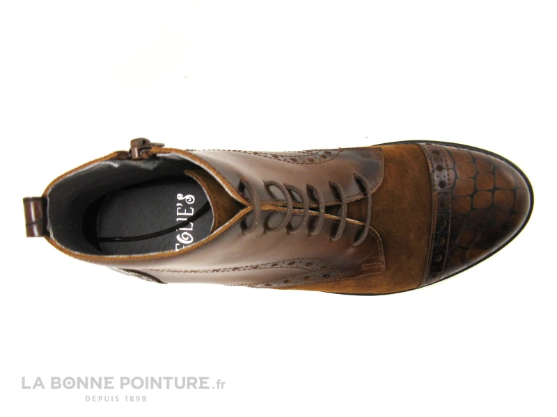 Folies NYX Cuero - Pointe Croco - Chaussure Montante Femme 6 Folies NYX Cuero - Pointe Croco - Chaussure Montante Femme – Image 6