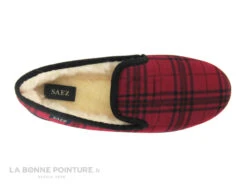 Saez CADETE Rouge - Noir - Carreaux - Chausson Fourre Laine Femme -Femelle Chaussure Boutique cd24607c73b9e66c561f35ea11d5d5ef img 5252.jpg 165956