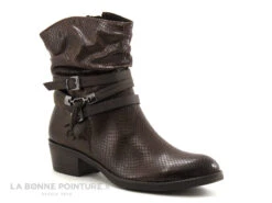Marco Tozzi 2-25316-35 Chestnut Snake - Bottine Femme Marron
