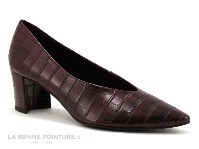 Marco Tozzi 2-22430-35 Bordeaux Croco - Escarpin Pointu 1 Marco Tozzi 2-22430-35 Bordeaux Croco - Escarpin Pointu