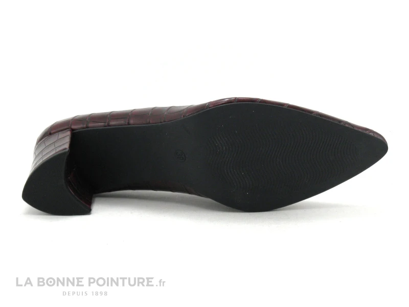 Marco Tozzi 2-22430-35 Bordeaux Croco - Escarpin Pointu 7 Marco Tozzi 2-22430-35 Bordeaux Croco - Escarpin Pointu – Image 7