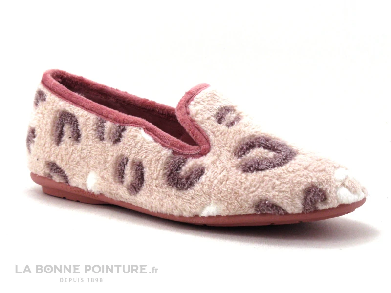 RYB 700 HANOY - Peluche Rose - Chausson Femme 1 RYB 700 HANOY - Peluche Rose - Chausson Femme