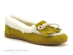 CM Confort 10343 - Yema 284 - Chausson Mocassin Femme Jaune