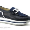 Softwaves CASSIE Ink - Mocassin Compense Bleu Marine