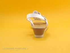 Jordana 2323 - Blanc - Argent - Sandale Compensee Femme -Femelle Chaussure Boutique cd24607c73b9e66c561f35ea11d5d5ef img 6121.jpg 135739