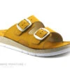 Flex Is PERASA Senape - Mule Reglable Femme Cuir Jaune