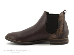 Marina Seval - E371 Serena - Marron Et Python - Bottines Chelsea Femme -Femelle Chaussure Boutique cd24607c73b9e66c561f35ea11d5d5ef img 6142.jpg 154847