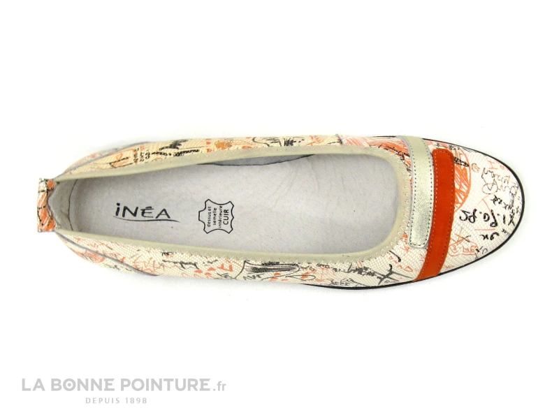 Inea POTIOK Corail Or Graffitis - Ballerine Originale Femme 6 Inea POTIOK Corail Or Graffitis - Ballerine Originale Femme – Image 6