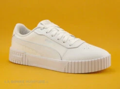 Puma CARINA 2-0 385849-02 White Silver - Basket Blanche Femme -Femelle Chaussure Boutique cd24607c73b9e66c561f35ea11d5d5ef img 6387.jpg 181745