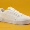 Puma CARINA 2-0 385849-02 White Silver - Basket Blanche Femme