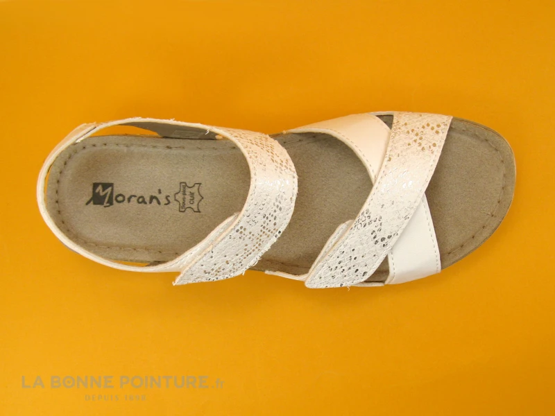 Morans MEFFET Blanc Argent - Nu-pieds Femme Avec Brides A Scratch 3 Morans MEFFET Blanc Argent - Nu-pieds Femme Avec Brides A Scratch – Image 3