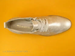 Tamaris 1-23204-20 Light Gold - Derby Femme Metallise 12 Tamaris 1-23204-20 Light Gold - Derby Femme Metallise -Femelle Chaussure Boutique cd24607c73b9e66c561f35ea11d5d5ef img 6457.jpg 181700