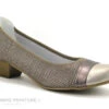 Inea RIO Taupe - Escarpin Petit Talon En Cuir