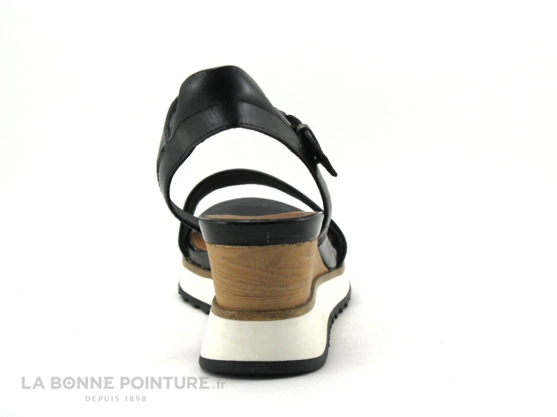 Tamaris 1-28015-26 001 Black - Sandale Noire Talon Haut Compense 4 Tamaris 1-28015-26 001 Black - Sandale Noire Talon Haut Compense – Image 4