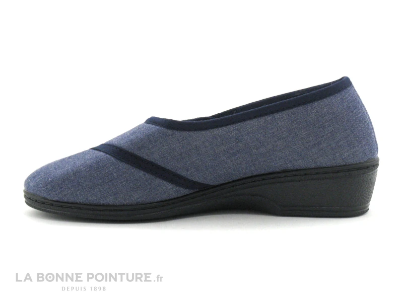 RYB - 104 D55 - Bleu Jeans - Chausson Femme 2 RYB - 104 D55 - Bleu Jeans - Chausson Femme – Image 2