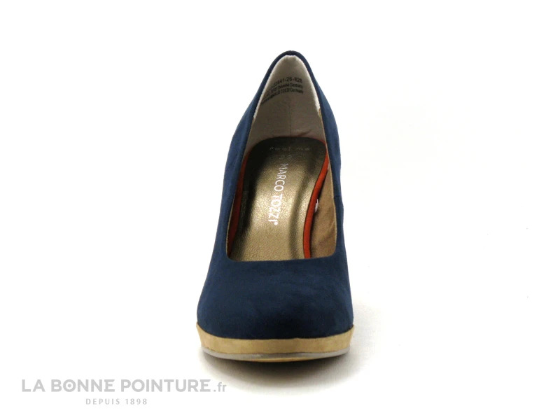 Marco Tozzi 2-22441-26 Navy Multi - Escarpin Talon Haut 2 Marco Tozzi 2-22441-26 Navy Multi - Escarpin Talon Haut – Image 2