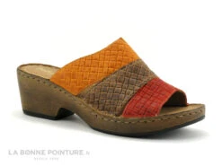 Pedi Girl YVAIR Rouge Safran - Mule Femme Petit Talon -Femelle Chaussure Boutique cd24607c73b9e66c561f35ea11d5d5ef img 7235.jpg 180231