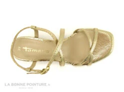 Tamaris 1-28204-20 Lt Gold Struct - Sandale Or Femme - Talon Carre -Femelle Chaussure Boutique cd24607c73b9e66c561f35ea11d5d5ef img 7288.jpg 180535