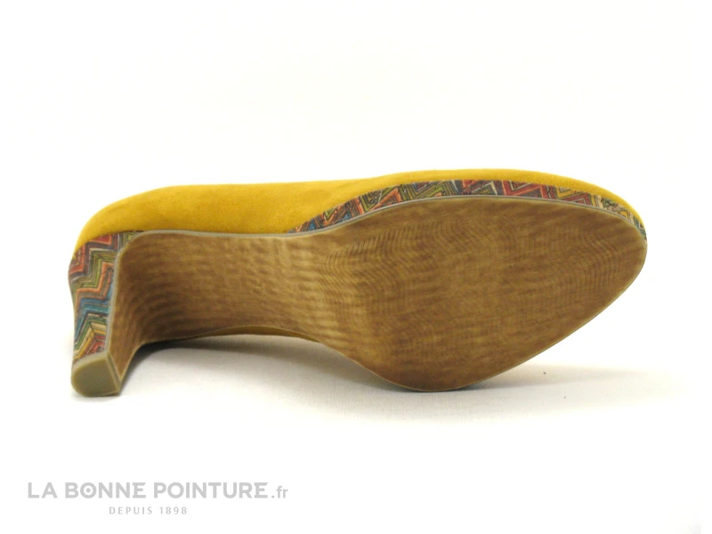 Marco Tozzi 2-22441-26 Saffron Ethno - Escarpin Jaune - Talon Haut 7 Marco Tozzi 2-22441-26 Saffron Ethno - Escarpin Jaune - Talon Haut – Image 7