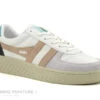 Gola GRANDSLAM Trident - Blanc Rose Vert - Basket Mode Femme