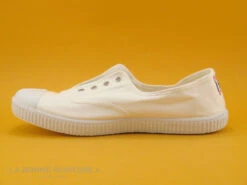 Cienta 70997 05 - Tennis Toile Blanche - Sans Lacet -Femelle Chaussure Boutique cd24607c73b9e66c561f35ea11d5d5ef img 7565.jpg 169004