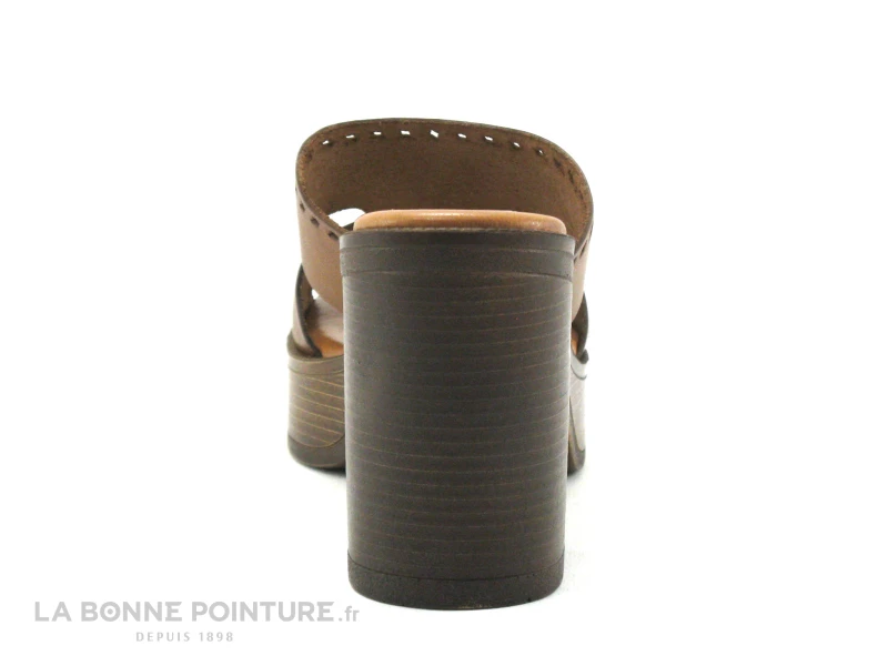 Carla Tortosa 89226 - Mule Talon Haut Femme - Cuir Marron 4 Carla Tortosa 89226 - Mule Talon Haut Femme - Cuir Marron – Image 4