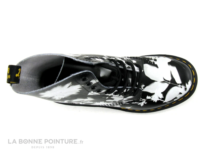 Dr. Martens Dr Martens 1460 PASCAL Phantom Floral Shadow Backhand Black White - Boots 6 Dr. Martens Dr Martens 1460 PASCAL Phantom Floral Shadow Backhand Black White - Boots – Image 6