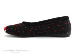 Ouf Tempo COMINO Noir Rouge - Audrey Hepburn - Pantoufle Ballerine -Femelle Chaussure Boutique cd24607c73b9e66c561f35ea11d5d5ef img 7675.jpg 137224