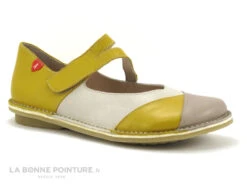 Alce 9068 Yellow Pana - Ballerine Femme Cuir Jaune Et Beige -Femelle Chaussure Boutique cd24607c73b9e66c561f35ea11d5d5ef img 7756.jpg 168860