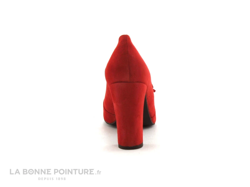 Caty Kivala - LISA Velours Rouge - Pompons - Escarpin Talon Haut 4 Caty Kivala - LISA Velours Rouge - Pompons - Escarpin Talon Haut – Image 4