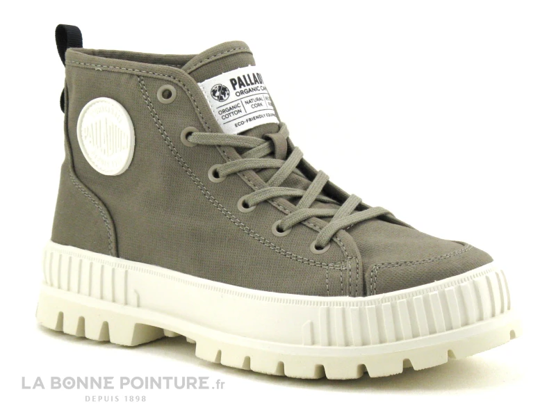 Palladium PALLASHOCK - 78568 - Dusky Green - Chaussure Montante Kaki 1 Palladium PALLASHOCK - 78568 - Dusky Green - Chaussure Montante Kaki