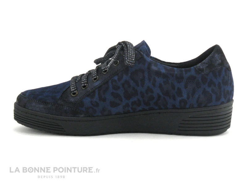 Geo Reino Evolution TELADOI Bleu Marine Leopard - Chaussure Basse 3 Geo Reino Evolution TELADOI Bleu Marine Leopard - Chaussure Basse – Image 3
