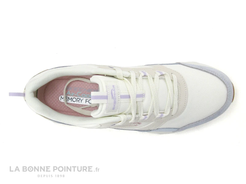 Skechers - Skech-Air Court - 149947 Cool Avenue - Blanc Bleu Beige - Basket F 6 Skechers - Skech-Air Court - 149947 Cool Avenue - Blanc Bleu Beige - Basket F – Image 6