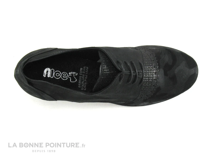 Alce Shoes 9818 - Noir - Derby Talon Femme 6 Alce Shoes 9818 - Noir - Derby Talon Femme – Image 6