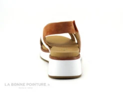 Fugitive KIM Orange - Blanc - Brides Croisees - Sandale Femme -Femelle Chaussure Boutique cd24607c73b9e66c561f35ea11d5d5ef img 8203.jpg 169375