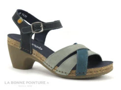 Jungla 7459 - Forest Jade - Nu-pieds Femme Cuir Bleu Et Vert - Petit Talon -Femelle Chaussure Boutique cd24607c73b9e66c561f35ea11d5d5ef img 8214.jpg 169660