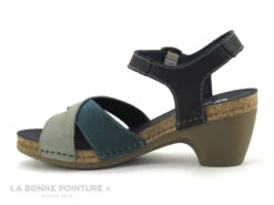 Jungla 7459 - Forest Jade - Nu-pieds Femme Cuir Bleu Et Vert - Petit Talon -Femelle Chaussure Boutique cd24607c73b9e66c561f35ea11d5d5ef img 8216.jpg 169657