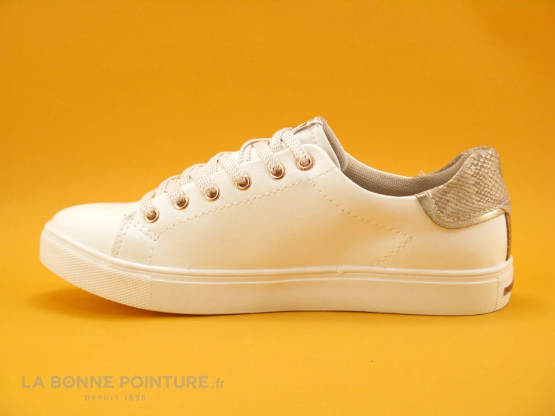 Dockers 44MA201 Weiss Rose Gold - Basket Basse Femme 3 Dockers 44MA201 Weiss Rose Gold - Basket Basse Femme – Image 3