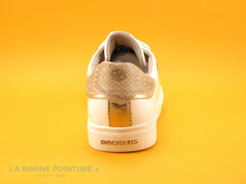 Dockers 44MA201 Weiss Rose Gold - Basket Basse Femme 4 Dockers 44MA201 Weiss Rose Gold - Basket Basse Femme – Image 4