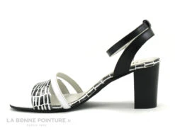 DE CI De La - VULPIN - Noir Blanc Croco - Sandale Talon Haut 9 DE CI De La - VULPIN - Noir Blanc Croco - Sandale Talon Haut -Femelle Chaussure Boutique cd24607c73b9e66c561f35ea11d5d5ef img 8342.jpg 158064