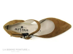 Artika YNATA Vel Daim - Escarpin Jaune Ocre - Talon Haut - Bout Pointu -Femelle Chaussure Boutique cd24607c73b9e66c561f35ea11d5d5ef img 8378.jpg 157432