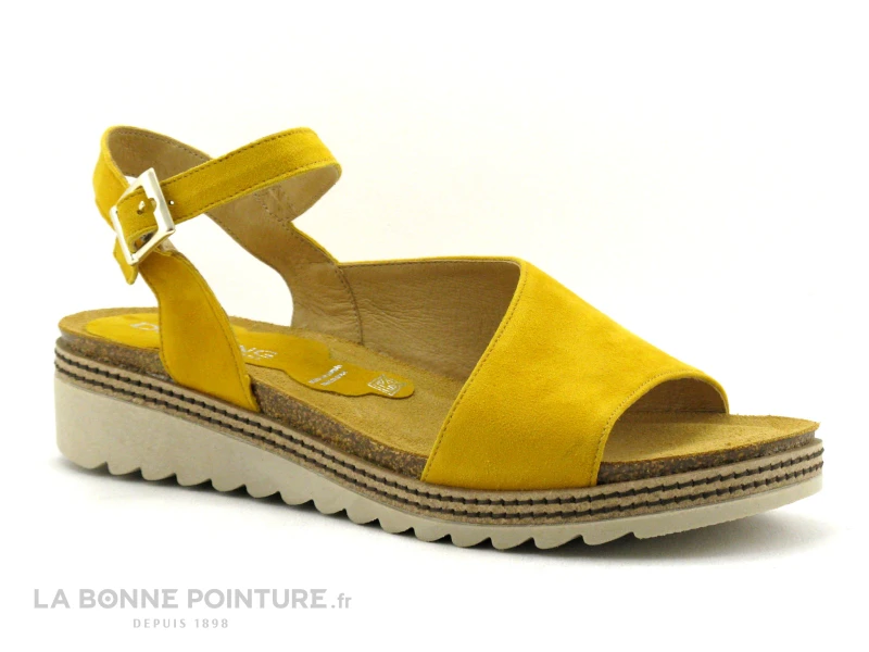 Dorking ESPE D8540-AC Mostaza - Sandale Femme Jaune 1 Dorking ESPE D8540-AC Mostaza - Sandale Femme Jaune