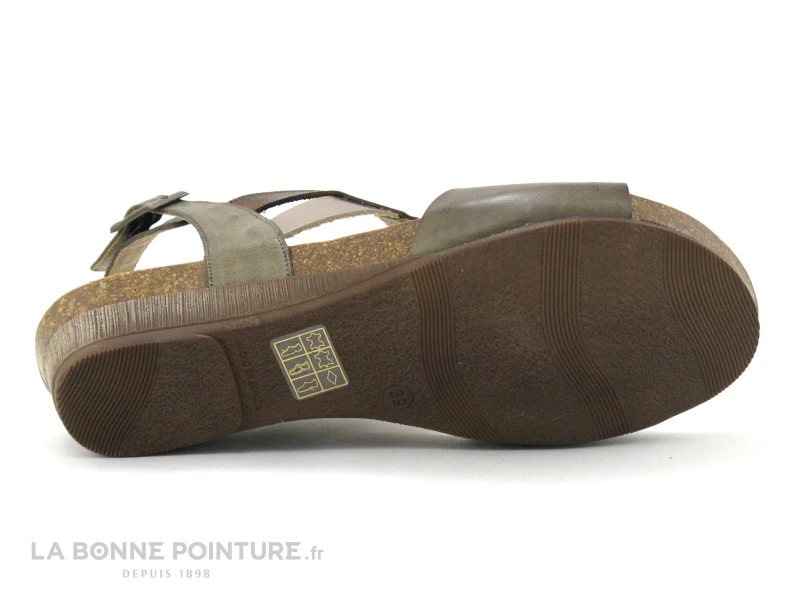 Xapatan 1528 Kaki Taupe - Leopard - Sandale Femme Semelle Compensee 6 Xapatan 1528 Kaki Taupe - Leopard - Sandale Femme Semelle Compensee – Image 6