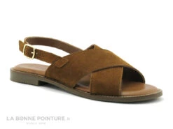 Tamaris 1-28119-26 305 Cognac - Larges Brides Croisees -Sandale F