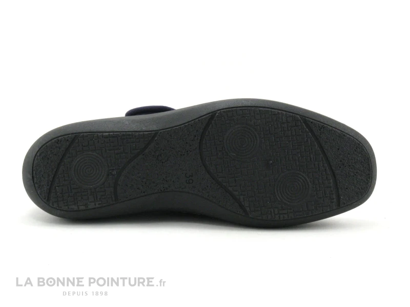 Fargeot THEODORA Marine Rouge - Pantoufle Femme Bride Velcro 7 Fargeot THEODORA Marine Rouge - Pantoufle Femme Bride Velcro – Image 7