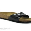Birkenstock MADRID Birko Flor Vernis Noir - BK040303 - Mule Femme