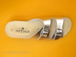 Artika BASQUE Rif Argent - Mule Reglable Femme 10 Artika BASQUE Rif Argent - Mule Reglable Femme -Femelle Chaussure Boutique cd24607c73b9e66c561f35ea11d5d5ef img 9809.jpg 159668